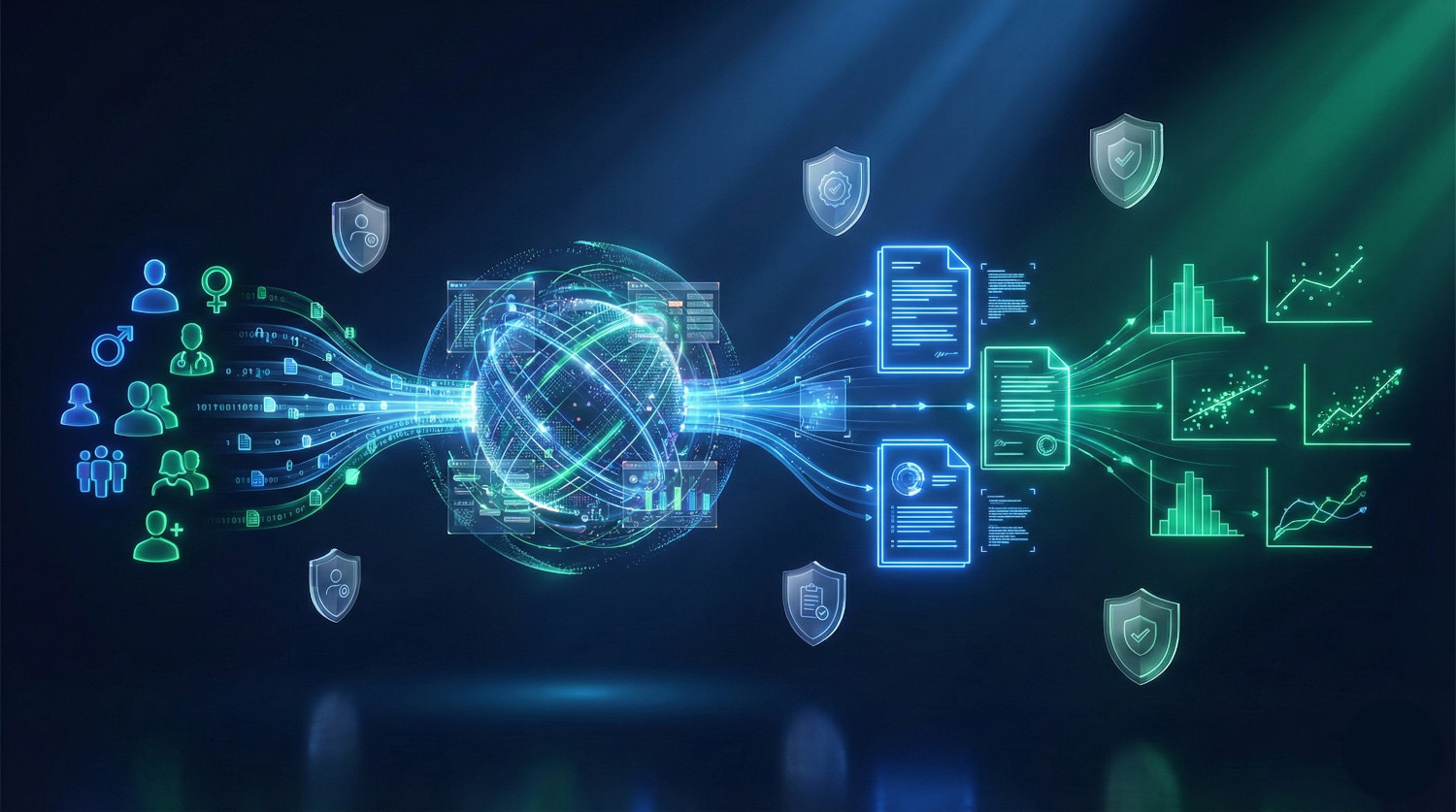 Visualización IA de diagnóstico asistido: escáner cerebral con análisis de patologías en tiempo real